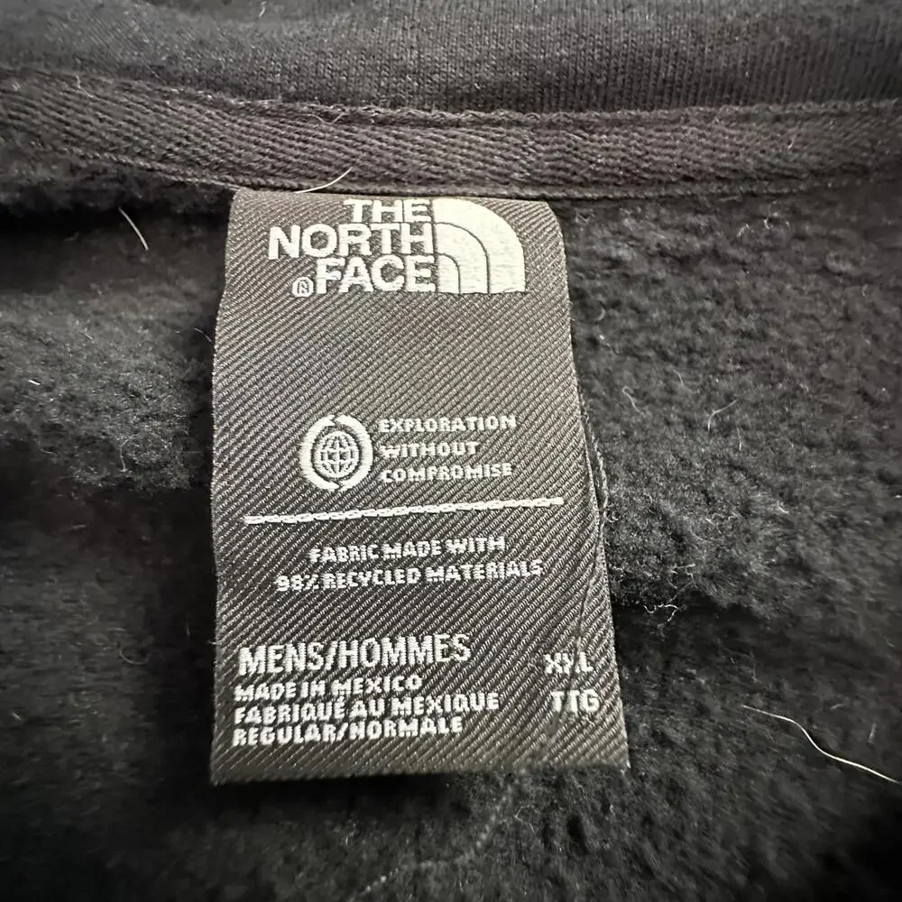 The‎ North Face Men's Black Full-Zip Hoodie Sweatshirt XXL #294